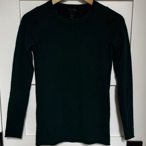 J. Crew - Cashmere Long Sleeve - Pack Green - XXS